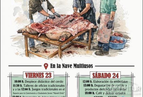 Maguilla celebra un doble fin de semana gastronómico con su Feria Gastronómica y la IV Matanza Popular